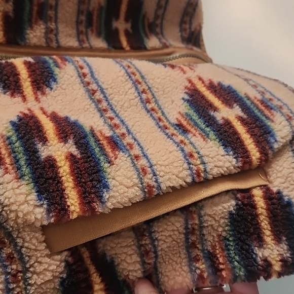 NWT FRYE Mens Fleece Aztec zip jacket size XXL - Picture 3 of 10